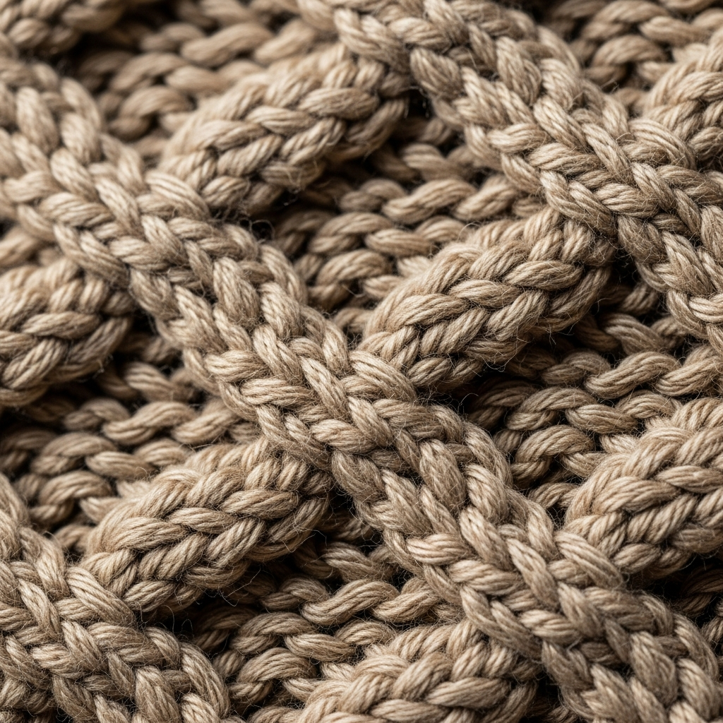 Детали узора вязания