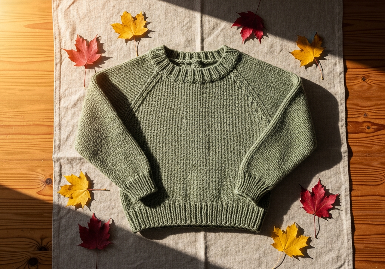 Готовый свитер ручной вязки
