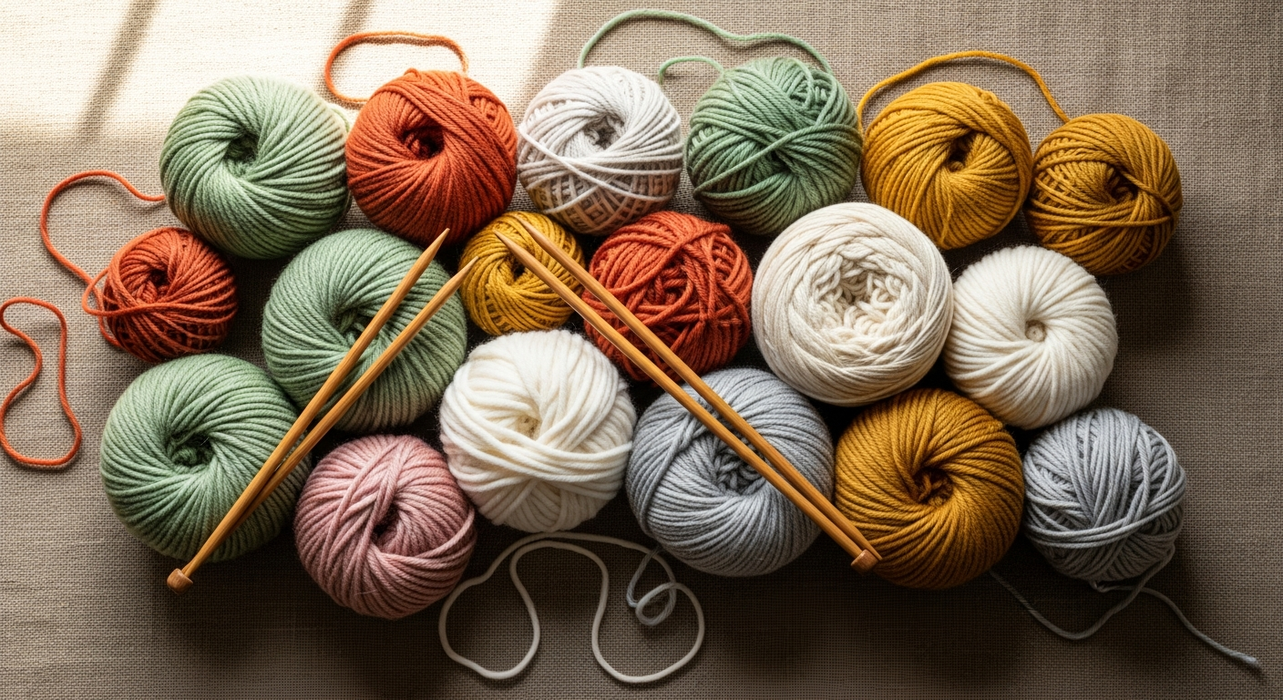 Коллекция пряжи